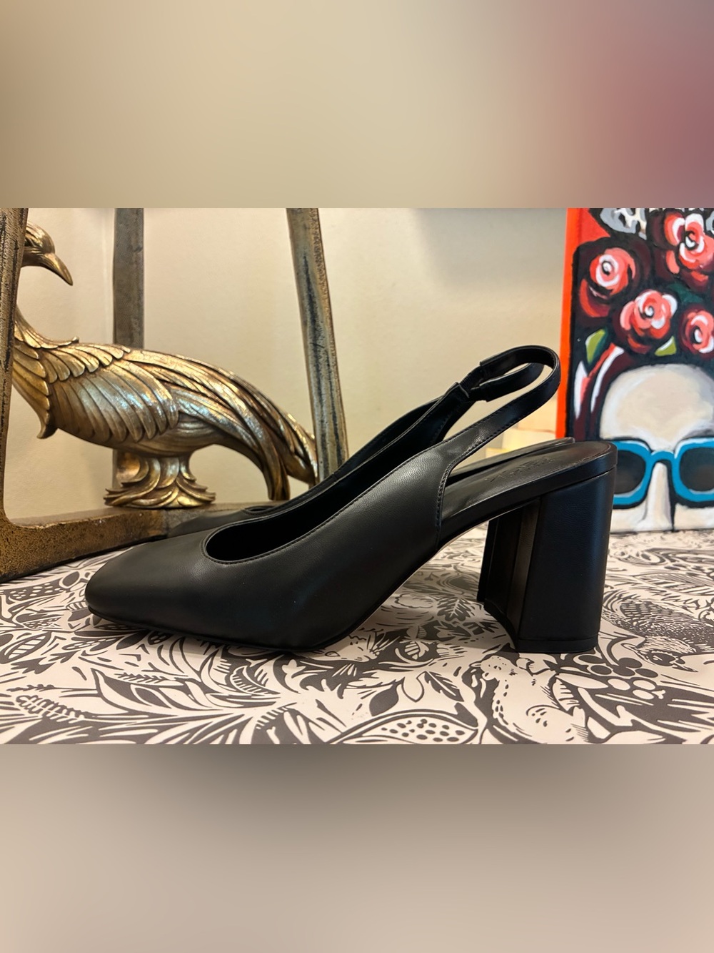 RKKINLEY-PU heels, NWOB from Nordstrom Rack, sz. 7.5